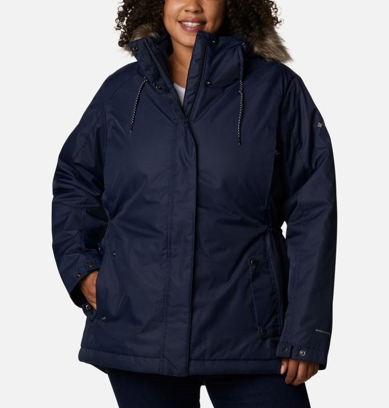 Columbia Suttle Mountain II Isolerte Jakker Dame Marineblå | Plus Size 46320F